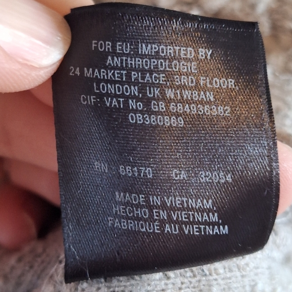 Anthropologie Angel of the North Cowl neck Sweater M - Picture 9 of 11